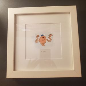 Limited edition Mr. Tickle framed art with coa